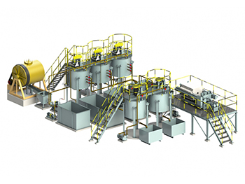 Planta modular de polvo de zinc y lixiviación de cianuro de oro